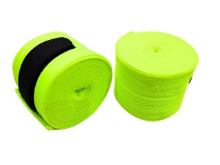 Kanong Elastic Muay Thai protectors : Lime