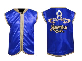 Kanong Custom Muay Thai Boxing Cornerman Jacket : KNCMJ-121-Blue