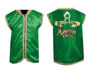 Kanong Custom Muay Thai Boxing Cornerman Jacket : KNCMJ-121-Green