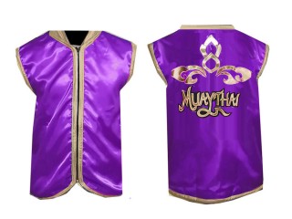 Kanong Custom Muay Thai Boxing Cornerman Jacket : KNCMJ-121-Purple