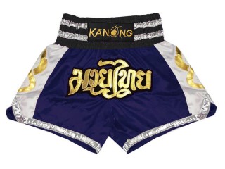 Kanong Muay Thai Shorts : KNS-141-Navy