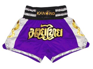 Kanong Muay Thai Shorts : KNS-141-Puprle