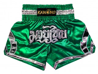 Kanong Muay Thai Shorts : KNS-144-Green