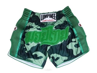 Lumpinee Muay Thai Shorts : LUM-052-Green-Camo