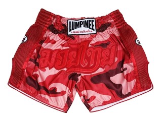 Lumpinee Muay Thai Shorts : LUM-052-Red-Camo