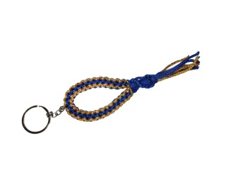 Kanong Muay Thai Mongkol keychain : Blue/Gold