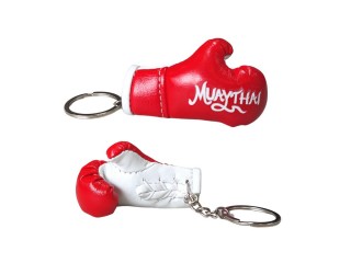 Kanong Muay Thai Boxing Glove Keyring : Red