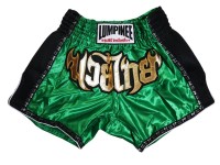 Lumpinee Retro Muay Thai Shorts : LUMRTO-003-DarkGreen