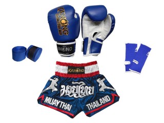 Kids Muay Thai Boxing Set 133 : Blue