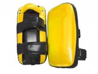 Customize  Microfiber Kick Pads : Yellow/Black