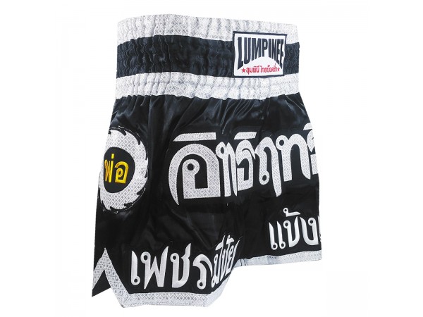 Lumpinee Short Muay Thai : LUM-002 Noir